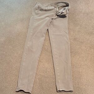 EUC AE size 2 Women's Tan stretchy Jeans